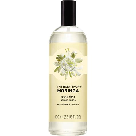 the body shop moringa mist.